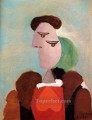 Retrato Mujer 1937 cubismo Pablo Picasso